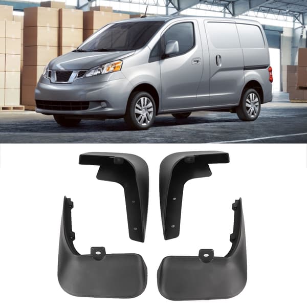 4 stk. biltilbehør stænklapper udskiftning passer til Nissan NV200 2010-2017