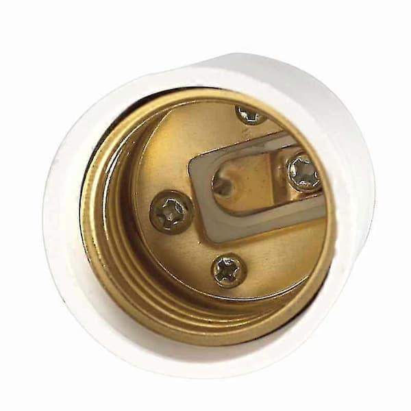 10 stk. G9 til E27 fatningsbase halogen CFL pære lampeadapterkonverterholder