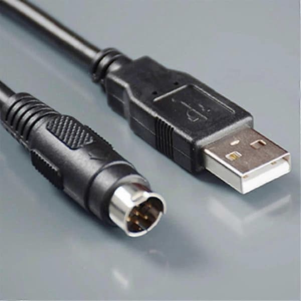 USBACAB230 PLC-ohjelmointikaapeli EX ES EH EN -sarjan kaapeli USB-ACAB230 PLC USB2.0 - RS232-sovitin musta