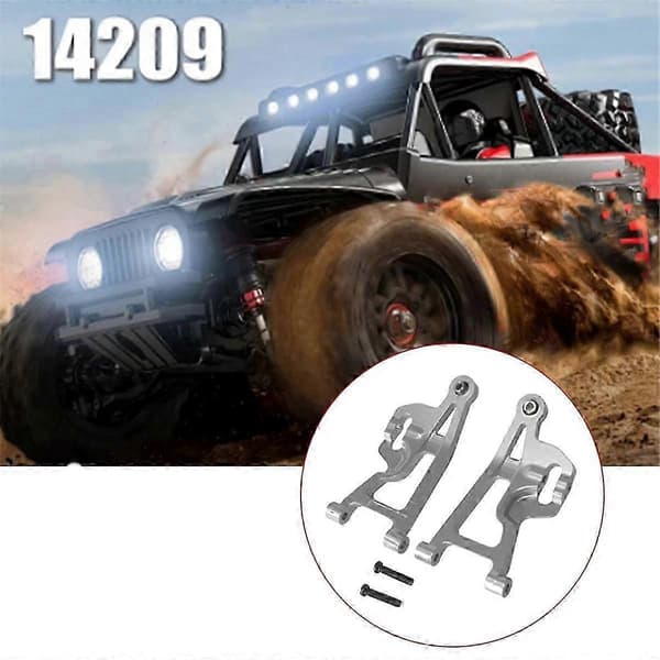 Alatukivarren komponentit 1/14 mittakaavan RC-auton päivitysosat hopea Silver