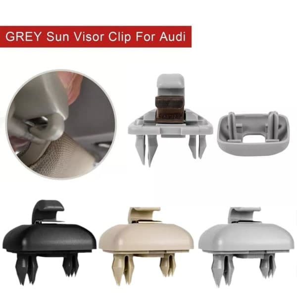 2. solskærm clips holder til Audi A1 A3 A4 A5 Q