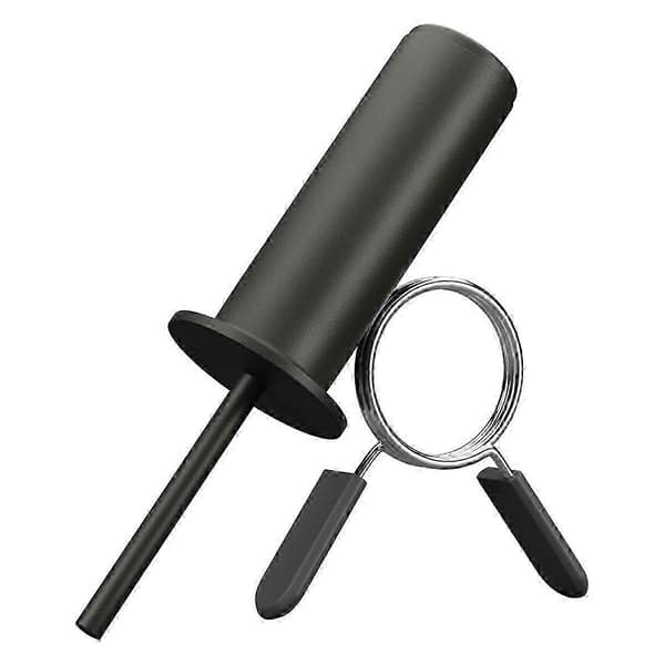Viktstapelstift Svart Stål 110mm Längd Viktstapelmaskinstift Black 10mm