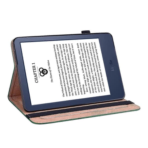 Velegnet til Kindle Paperwhite 6 (2022) stødsikkert PU-etui med kortpladser