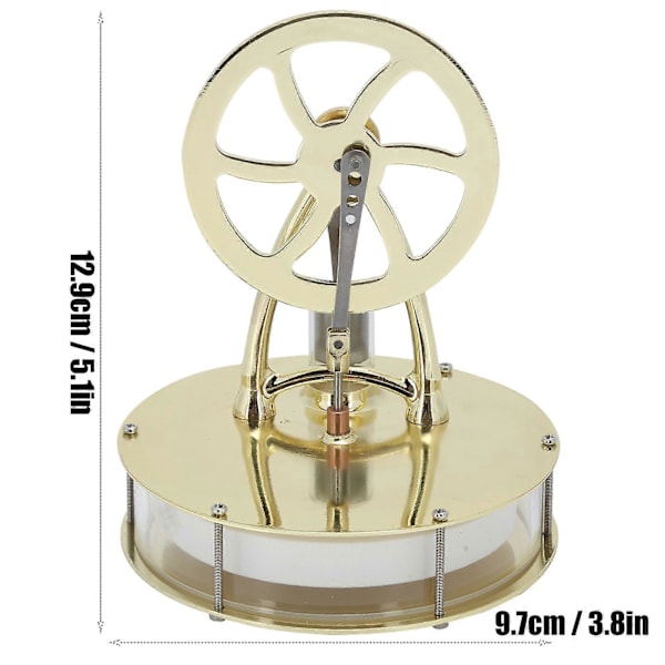 [13R] Low Temperature Stirling Engine Model Steam Engine Scientific Experiment Educational Toy