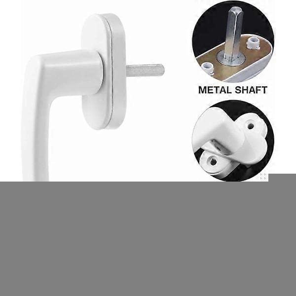 [13R] Handle for PVC windows and doors, white