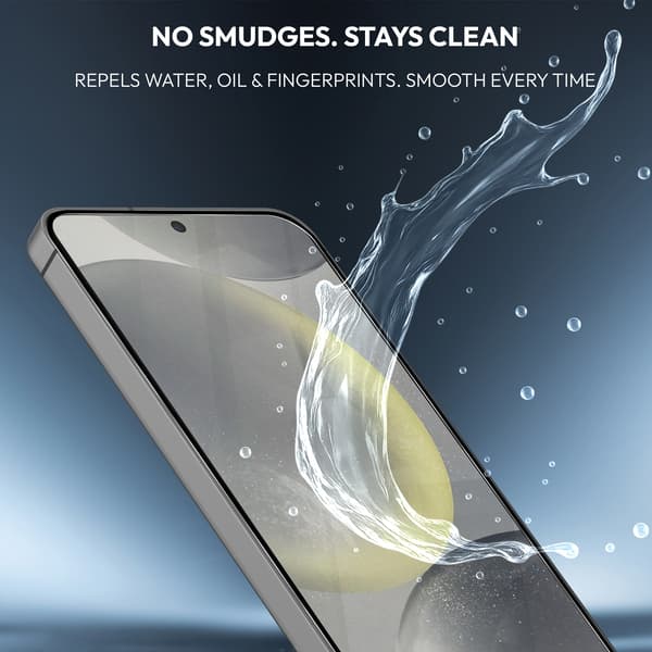 2-Pack Samsung S24 Screen Protector & 1-Pack Lens Protector - Tempered Glass | [Automatic Installation] - Bubble-Free Samsung S24
