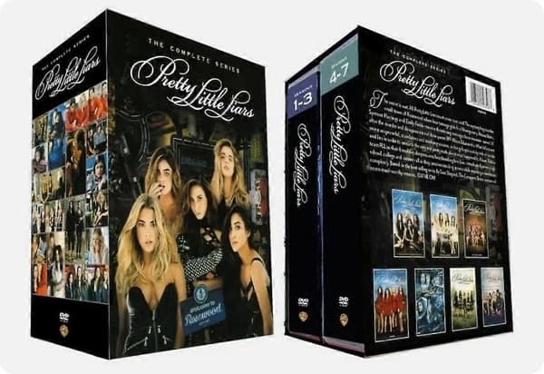 PRETTY LITTLE LIARS THE COMPLETE SERIES SEASONS 1-7 (DVD 36-Disc) engelsk version