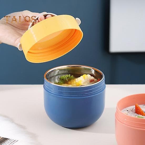 Bento Box Läckagesäker Bekväm Plast Bra Matlåda Soppskål för Hemmet blue