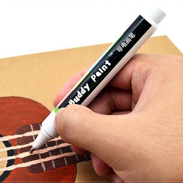 Conductive Electronic DIY Circuit Repair Draw Instantly Magic Ink Pen Tool (Black Ink)
