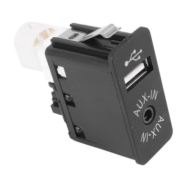 Bil USB Aux In Stik Hjælpeindgangsstikadapter kompatibel med E81 E87 E90 F10 F12 E70 X4 X5 X6-LN