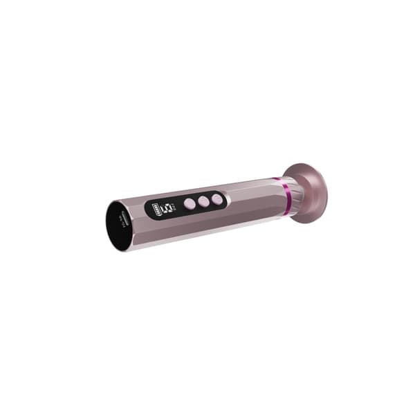 Electric Foot File for Calluses Compatible with Salon Equipment 9-Speed Rechargeable Pedicure Device with LED Display Forward/Reverse Replaceable Sanding Discs Pink 305
