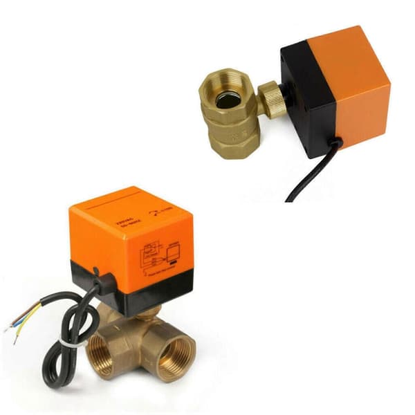 DN20/DN25 220v 4w elektrisk motoriseret kugleventil 2-vejs 3-leder messingventiler Værktøj