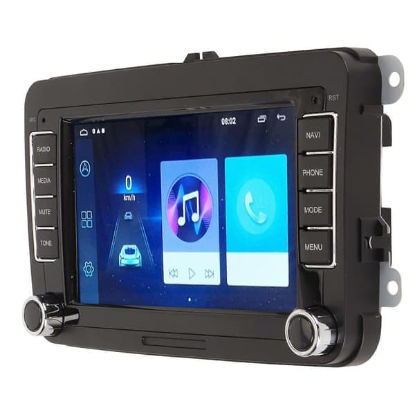 7-tommer bilstereo med trådløs CarPlay og GPS-navigation til Multivan T5