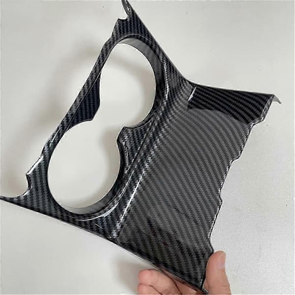For Mazda Cx-5 Cx5 KF 2017 2018 2019-2023 Interiørtilbehør Midtkonsoll Vannkoppholderpanel-JK Carbon brazing black