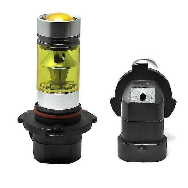 Nye 2x 9005 H10 9145 3000k gule 100w LED-frontlyspærer Kit Tåkelys