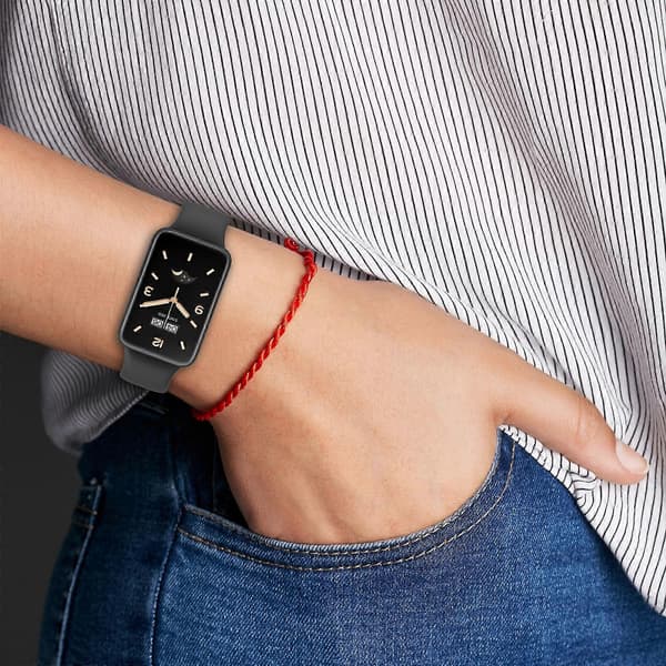 Ensfarvet silikone urrem til Xiaomi Mi Band 7 Pro Teal