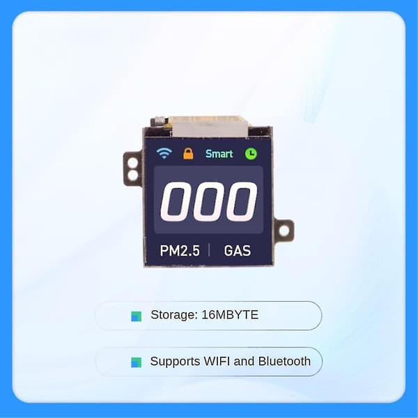 Esp32-s2 Lcd 1.54 tommer 240x240 Seriel Interface Skærm Understøtter Wifi Bluetooth Til Kaffemaskine, F