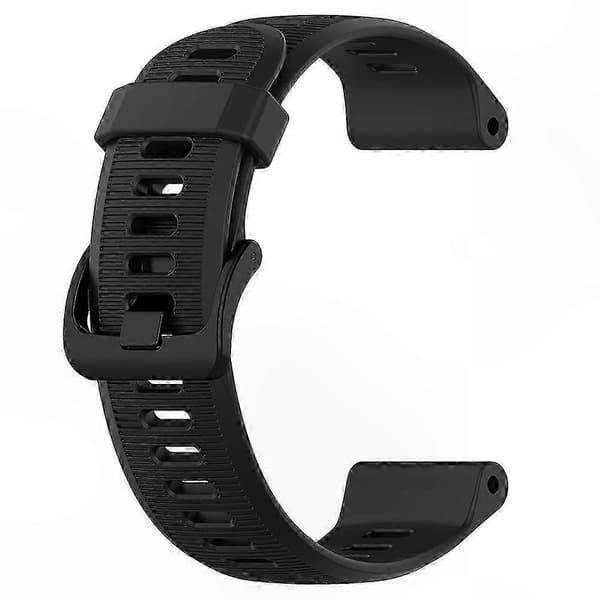 Garmin Forerunner 945 935 Erstatningsarmbånd med stålspænde, tekstureret silikone urrem