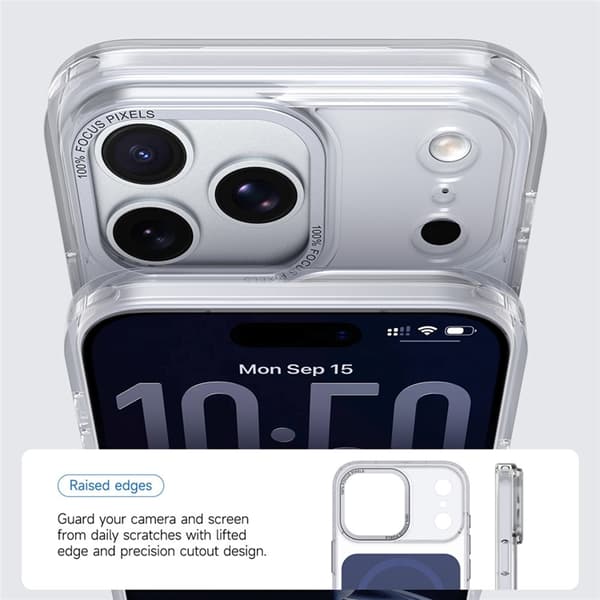 Mobilcover til iPhone 17 Pro MagSafe TPU Akryl - Blå Blå 62
