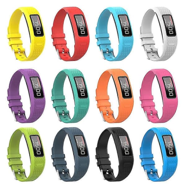 Silikone Urrem til Garmin Vivofit 1/2 - Holdbar Udskiftningsrem Purple