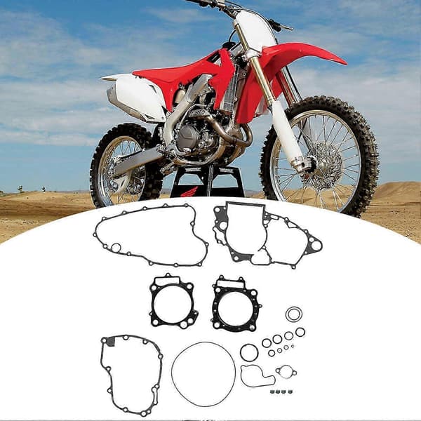 Motorcykel Topp Botten Motor Set Packningssats Passar Honda CRF450R 2002-2008