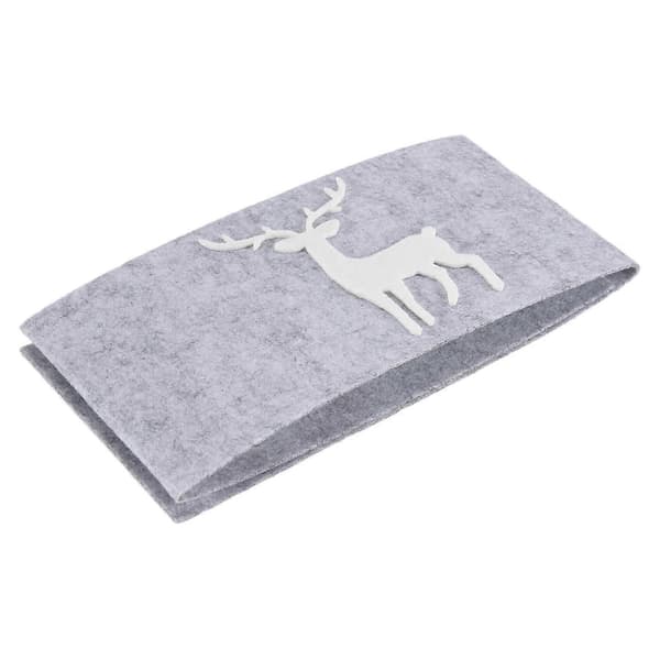 Christmas Tree Collar Skirt Mat, Tree Base Cover for Under Christmas Tree Decoration Grey
