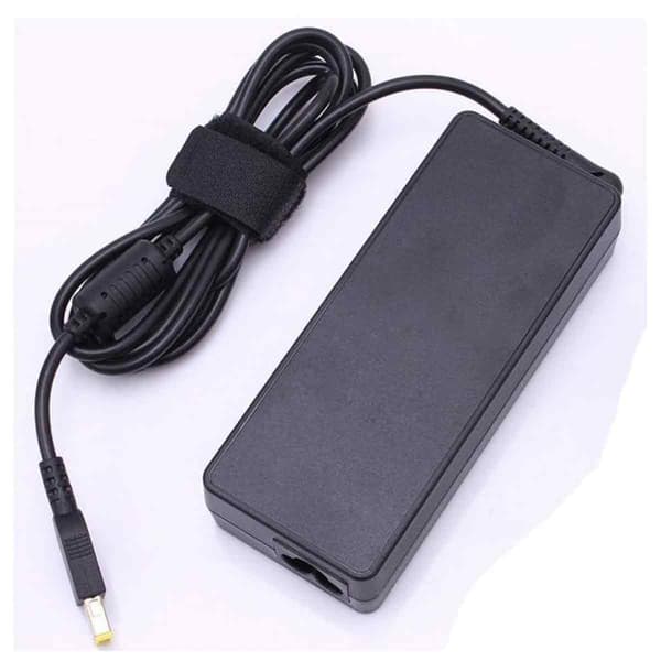 Lenovo ThinkPad Square USB Connector Compatible Charger, 90W AC Adapter with Overload Protection