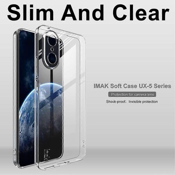 【13】Shockproof TPU Case for OnePlus Nord CE5 5G - Transparent and Slim Design