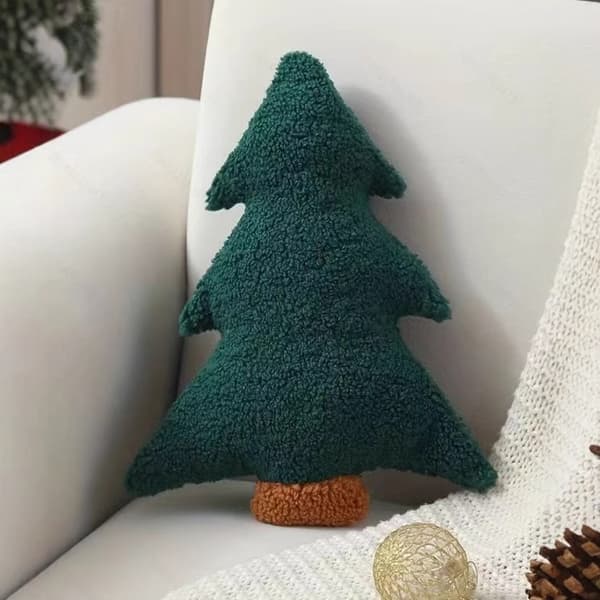 Julgransformad kudde för juldekoration Söt plyschfylld julkudde för sovrum vardagsrum 3 st 3pcs