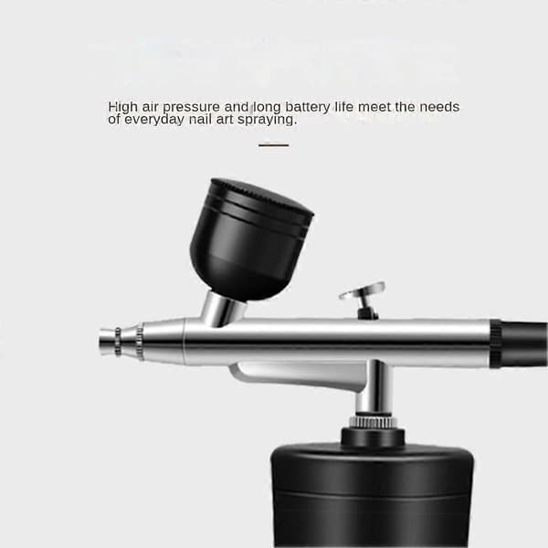 Multifunktionelt trådløst mini-airbrush-sæt spraypen luftkompressorsæt bærbart airbrush-sæt kunstmalingsspraymodel