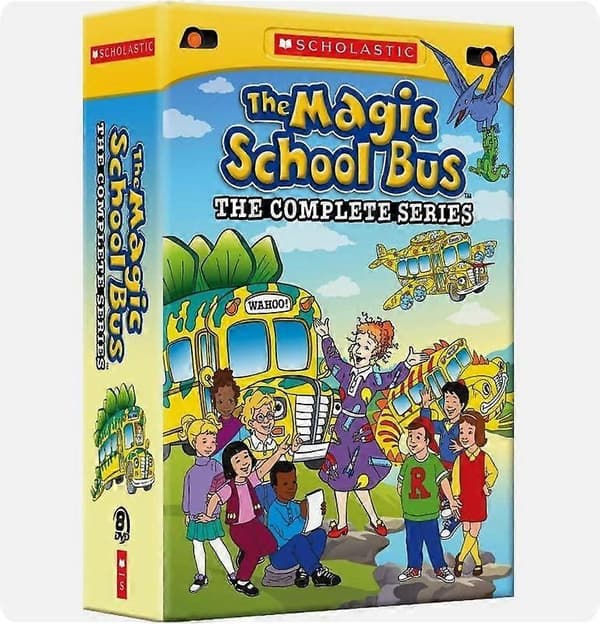 Den Magiske Skolebussen: Den Komplette Samlingen (DVD, 8-Disc Sett) engelsk versjon