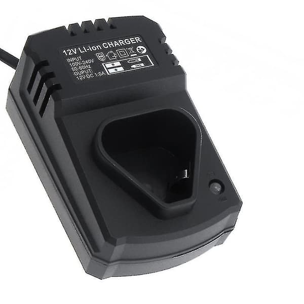 Elektrisk drillader 12v litiumbatterilader EU-plugg