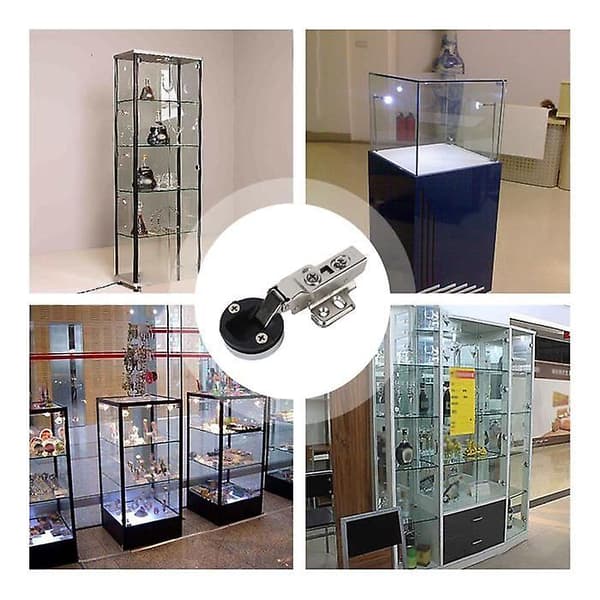 Glassdørhengsel for stålskap hardware system Halv overlapp medium krumning 9mm