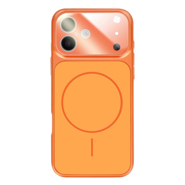 MagSafe-deksel til iPhone 16 Hardt med Kamerabeskyttelse Oransje Apelsin