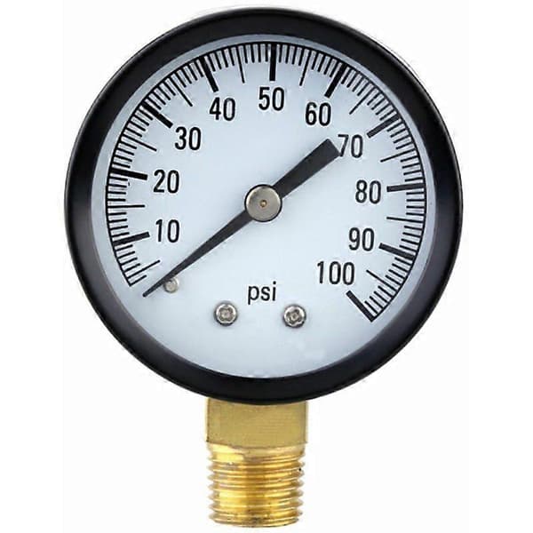 0-100 psi stöttålig elektronisk tryckmätare med 5 cm diameter