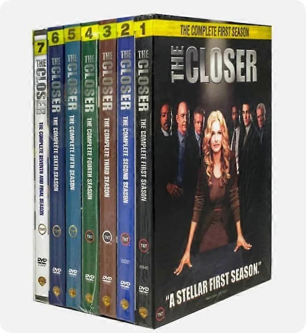 The Closer: Komplet Serie DVD Bundle Sæt Sæson 1-7 engelsk version