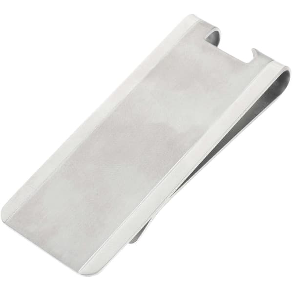 Sølv titanium pengeclips, slank pengeclips til kreditkortholder Sølv Silver 5.4X2.1cm
