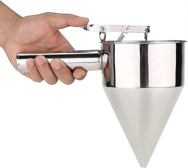 Stempeltragt - Bage tragt dispenser i rustfrit stål med desserter til stående kager, til bageri