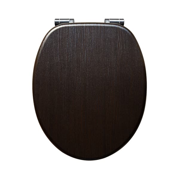 Tiger Toiletsæde med Soft Close Blackwash MDF Sort 252030746 Sort Black Svart