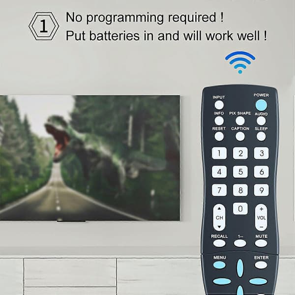 GXCC för Sanyo TV-fjärrkontroll infraröd ersättning stöder 10m räckvidd