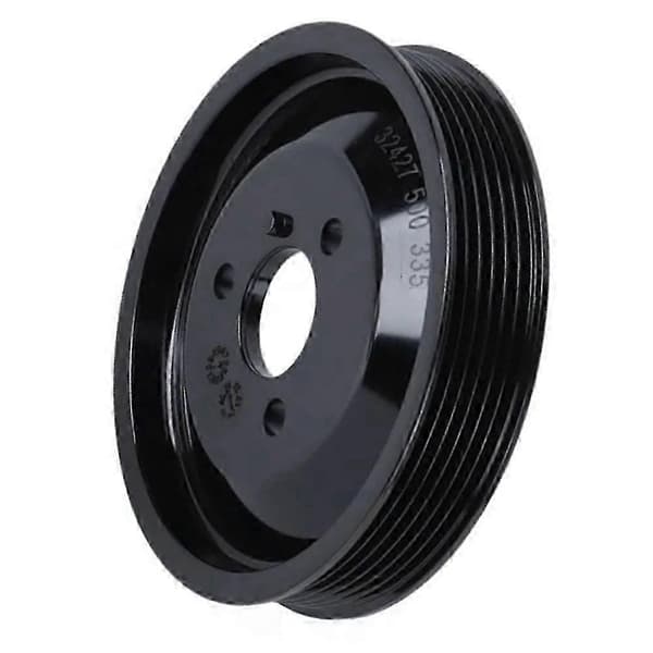 Lämplig för BMW E81 E87 E46 E90 E91 E60 E84 N46 Servopump Remhjul Vattenpump Remhjul Black