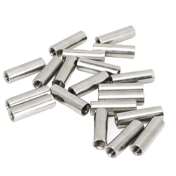20-piece M5 Stainless Steel Coupling Nut Kit with Internal Thread, Durable Maintenance Set