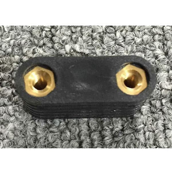 6 stk. Windsurfing Sort Plastik 2-Huls Fodstroppe Indsats Windsurf Board Fodstroppe Udskiftning Surfboa