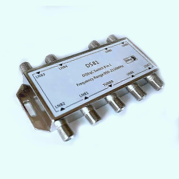 DS81 Satellittsignal DiSEqC-bryter LNB-mottaker Multiswitch bs