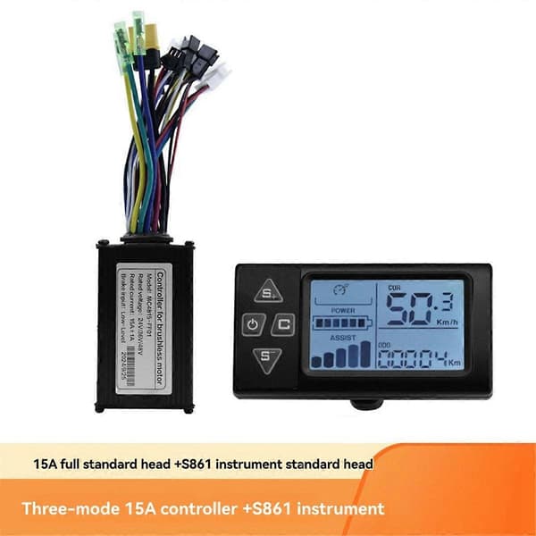 【13】24V 36V 48V 15A 250W 350W Brushless Motor Drive Controller Black