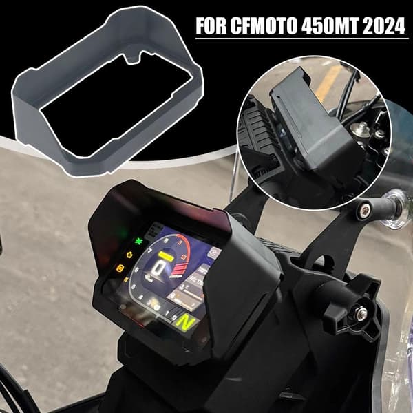 [13R]2024 CFMOTO 450MT Motorcycle Accessories - Modified Dashboard Cover with Speedometer Visor