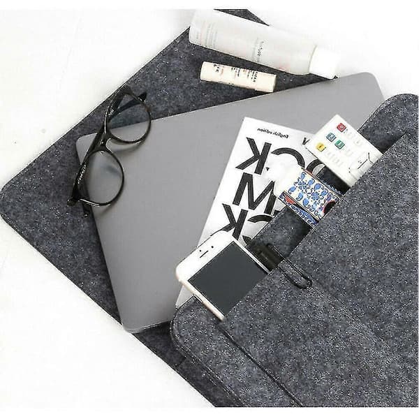 Sengefilt opbevaringstaske med lommer Seng Sofa Skrivebord Hængende Organizer til telefon Light Gray