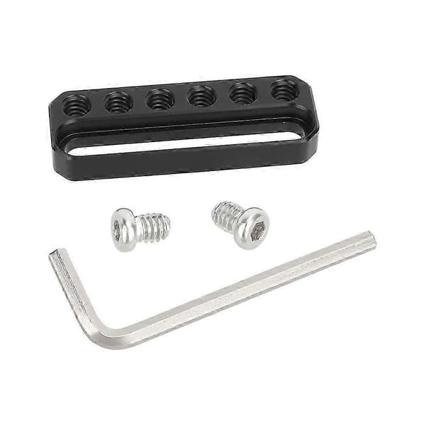 Mini Ostetallerken Hurtig Installationsplade Aluminiumlegering Porøs Forbindelse 1/4tommer Gevindhul Sw