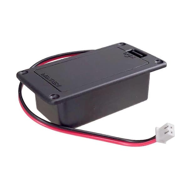 9V Platt Monterad Gitarr Aktivt Batterilock Hållare Batteriförvaringsfodral för Elgitarr Tillbehör