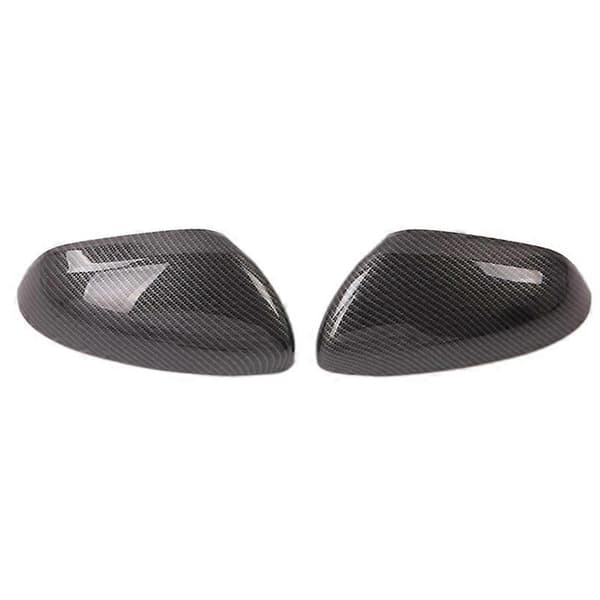 for 2017-2020 MG ZS Karbonfiber ABS Side Bakspeil Deksel Trim Stripe Tilbehør Carbon fiber pattern